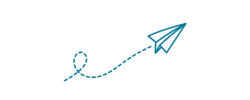 Airplane sent icon