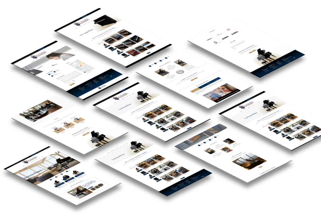 Perspective Webpage Mockup
