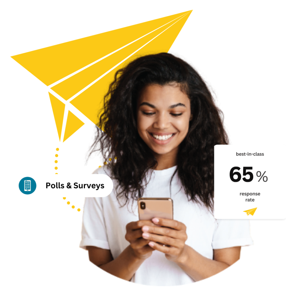 65% survey response rate